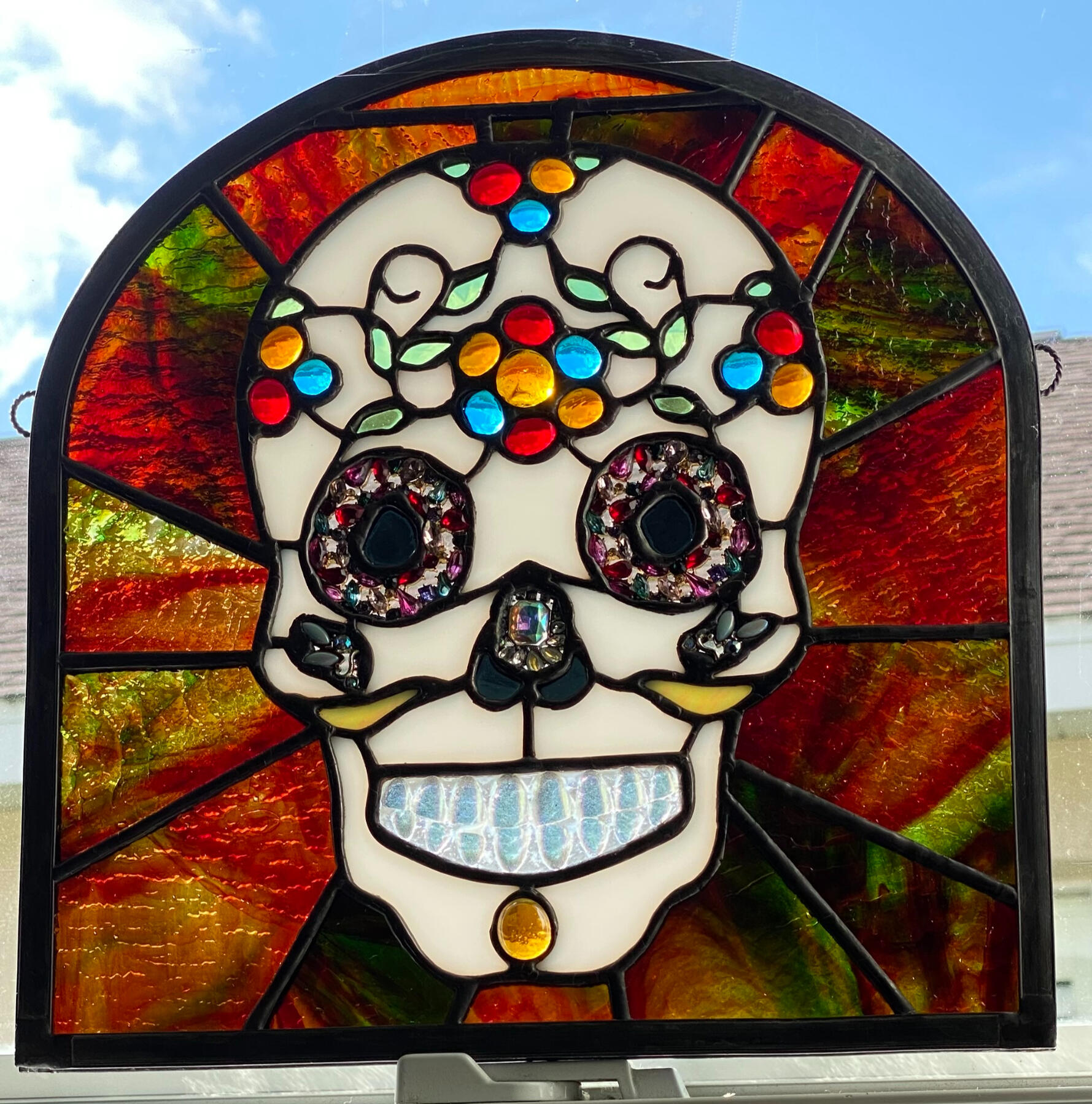 &quot;Puttin&#39; On the Glitz&quot; with costume jewelry inserts 10 x 11 in